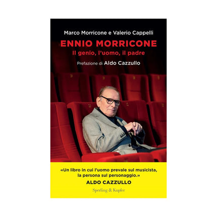 Copertina libro ENNIO MORRICONE. IL GENIO, L'UOMO, IL PA