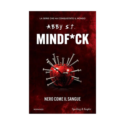 Copertina libro NERO COME IL SANGUE. MINDF*CK