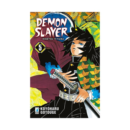 Copertina libro DEMON SLAYER. KIMETSU NO YAIBA. VOL. 5