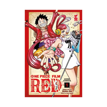Copertina libro ONE PIECE FILM RED. ANIME COMICS. VOL. 1