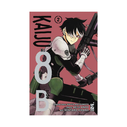 Copertina libro KAIJU NO. 8. B-SIDE. VOL. 2