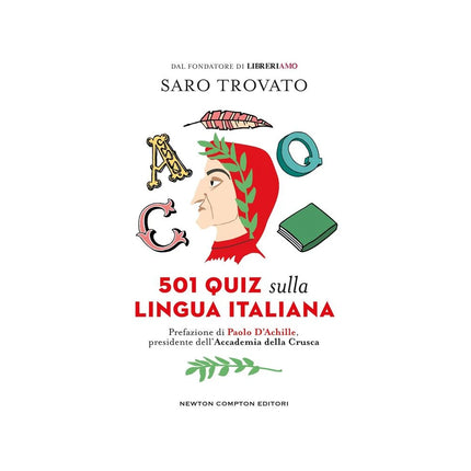 Copertina libro 501 QUIZ SULLA LINGUA ITALIANA