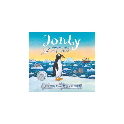 Copertina libro JONTY. LE AVVENTURE DI UN PINGUINO. EDIZ