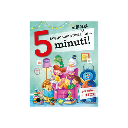Copertina libro LEGGO UNA STORIA DA RIDERE IN... 5 MINUT