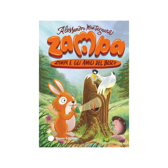 Copertina libro ZAMPA E GLI AMICI DEL BOSCO. EDIZ. A COL