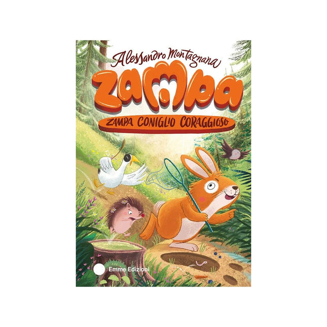 Copertina libro ZAMPA CONIGLIO CORAGGIOSO. EDIZ. A COLOR