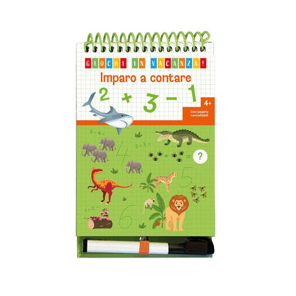 Copertina libro IMPARO A CONTARE. GIOCHI IN VACANZA! EDI