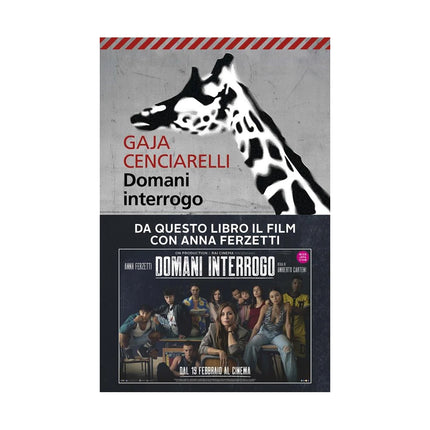 Copertina libro DOMANI INTERROGO