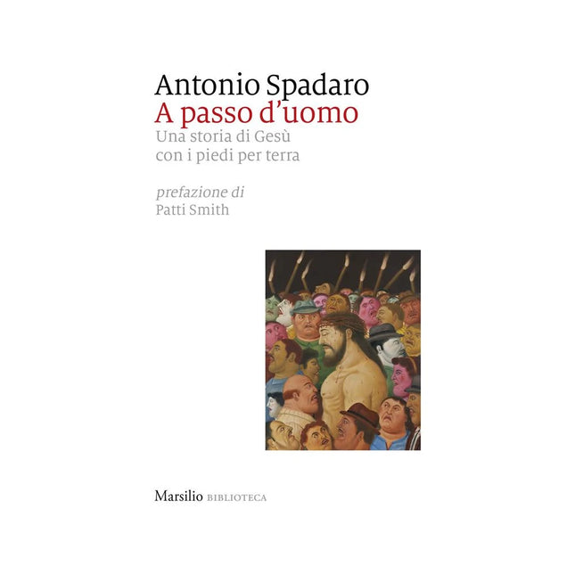 Copertina libro A PASSO D'UOMO. UNA STORIA DI GESÙ CON I