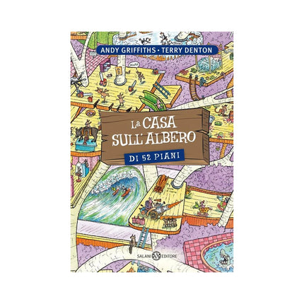Copertina libro LA CASA SULL'ALBERO DI 52 PIANI. EDIZ. I