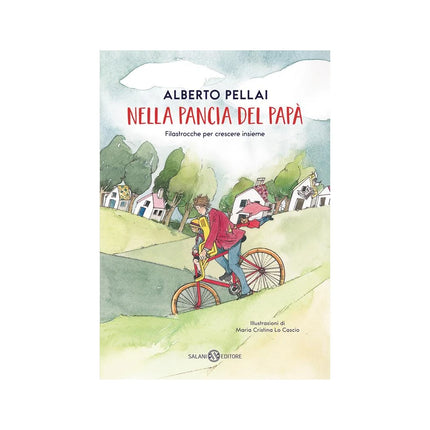Copertina libro NELLA PANCIA DEL PAPÀ. FILASTROCCHE PER