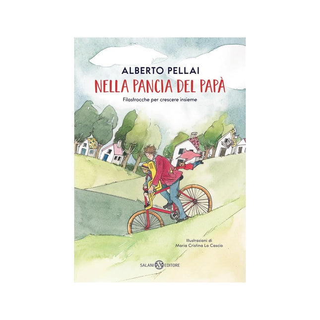 Copertina libro NELLA PANCIA DEL PAPÀ. FILASTROCCHE PER