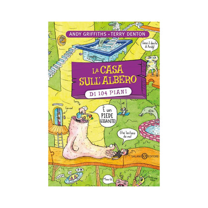 Copertina libro LA CASA SULL'ALBERO DI 104 PIANI