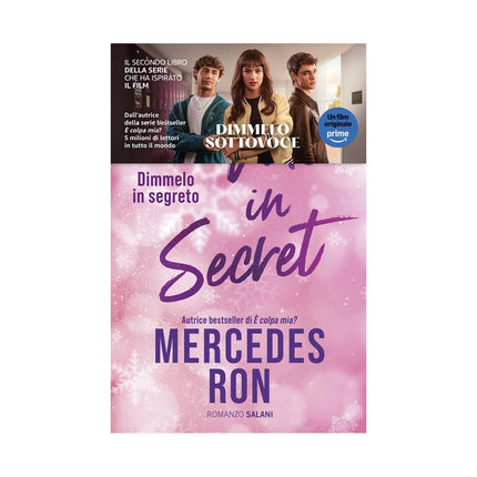 Copertina libro TELL ME IN SECRET. DIMMELO IN SEGRETO