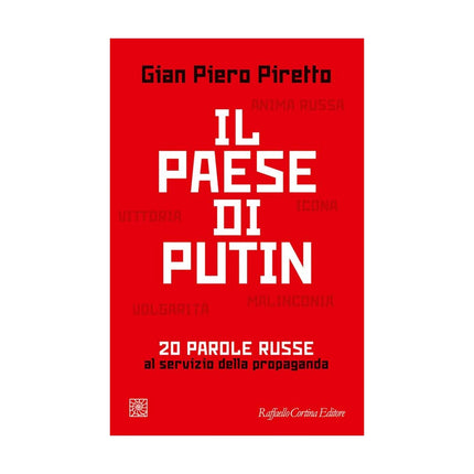 Copertina libro IL PAESE DI PUTIN. 20 PAROLE RUSSE AL SE