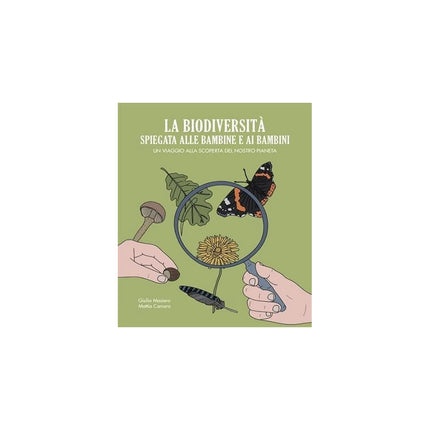 Copertina libro LA BIODIVERSITÀ SPIEGATA ALLE BAMBINE E