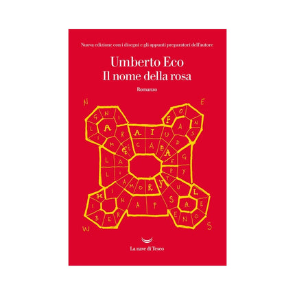 Copertina libro IL NOME DELLA ROSA. EDIZ. ILLUSTRATA