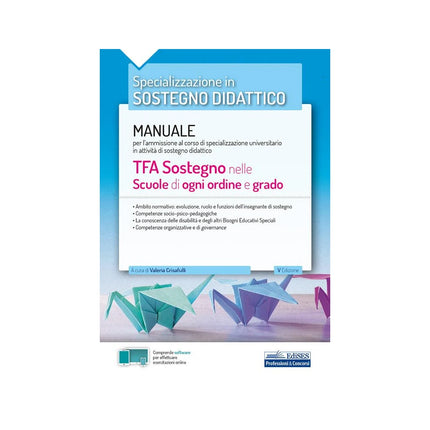 Copertina libro TFA SOSTEGNO DIDATTICO NELLE SCUOLE DI O