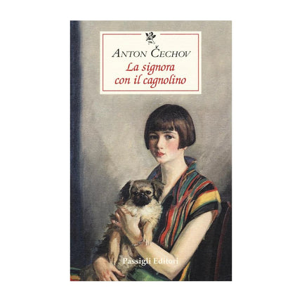 Copertina libro LA SIGNORA CON IL CAGNOLINO