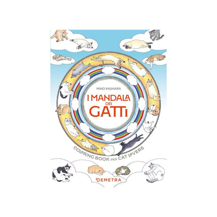 Copertina libro MANDALA DEI GATTI. COLORING BOOK PER CAT