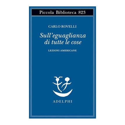Copertina libro SULL'EGUAGLIANZA DI TUTTE LE COSE. LEZIO