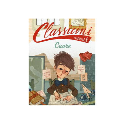 Copertina libro CUORE DA EDMONDO DE AMICIS. CLASSICINI.