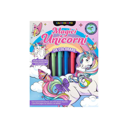 Copertina libro CALEIDOSCOPIO. MAGICI UNICORNI. EDIZ. IL