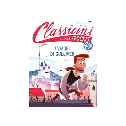 Copertina libro I VIAGGI DI GULLIVER. POCKET. CLASSICINI