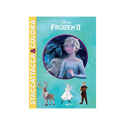 Copertina libro FROZEN 2. STACCATTACCA & COLORA