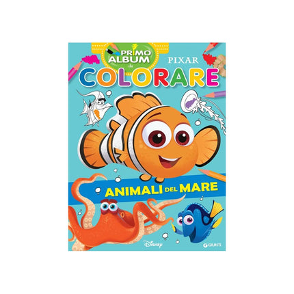 Copertina libro ANIMALI DEL MARE. PRIMO ALBUM DA COLORAR
