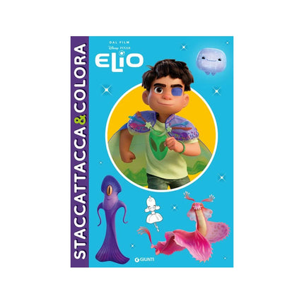 Copertina libro ELIO. STACCATTACCA&COLORA. CON ADESIVI.