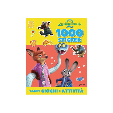 Copertina libro ZOOTROPOLIS 2. 1000 STICKERS. TANTI GIOC