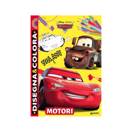 Copertina libro MOTORI. CARS. DISEGNA & COLORA. EDIZ. A