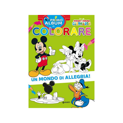 Copertina libro UN MONDO DI ALLEGRIA! MICKEY MOUSE CLUBH