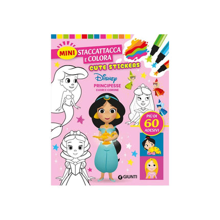 Copertina libro CUORI E CORONE. PRINCIPESSE DISNEY. CUTE