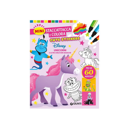 Copertina libro UNICORNI E CREATURE MAGICHE. CUTE STICKE