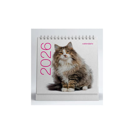 Copertina libro GATTI. CALENDARIO DA TAVOLO 2026