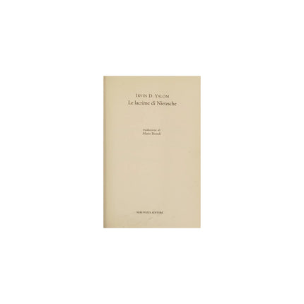 Copertina libro LE LACRIME DI NIETZSCHE