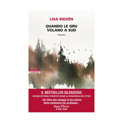 Copertina libro QUANDO LE GRU VOLANO A SUD
