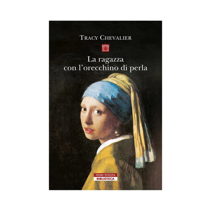 Copertina libro LA RAGAZZA CON L'ORECCHINO DI PERLA. NUO