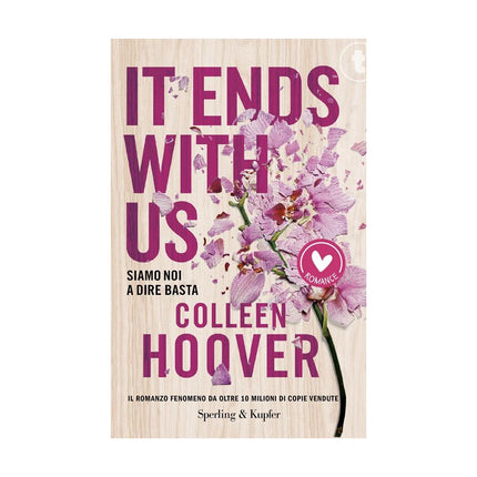 Copertina libro IT ENDS WITH US. SIAMO NOI A DIRE BASTA