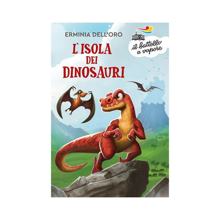 Copertina libro L'ISOLA DEI DINOSAURI