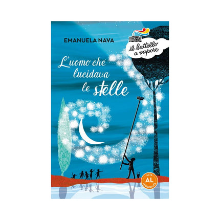 Copertina libro L'UOMO CHE LUCIDAVA LE STELLE. EDIZ. AD
