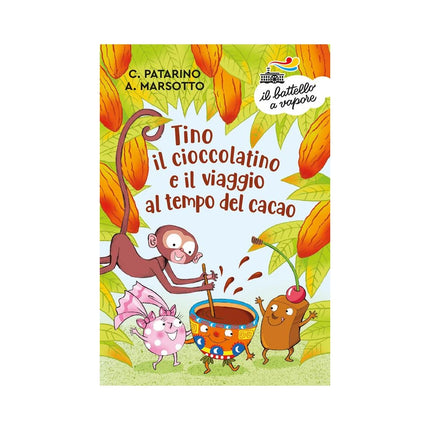 Copertina libro TINO IL CIOCCOLATINO E IL VIAGGIO AL TEM
