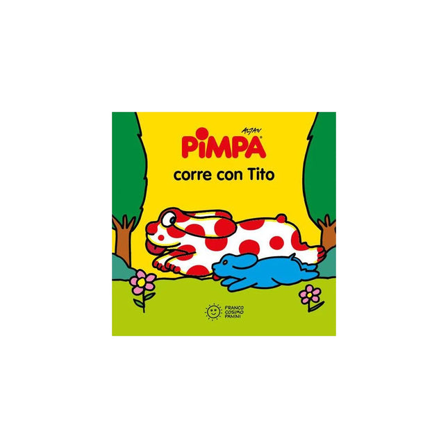 Copertina libro PIMPA CORRE CON TITO. EDIZ. A COLORI