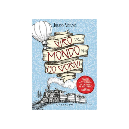 Copertina libro IL GIRO DEL MONDO IN 80 GIORNI. CON POST