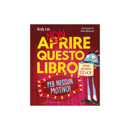 Copertina libro NON APRIRE QUESTO LIBRO... PER NESSUN MO