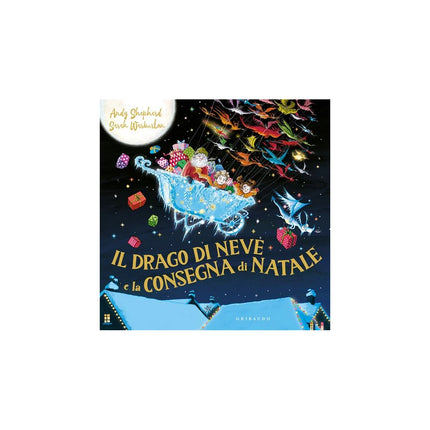 Copertina libro IL DRAGO DI NEVE E LA CONSEGNA DI NATALE