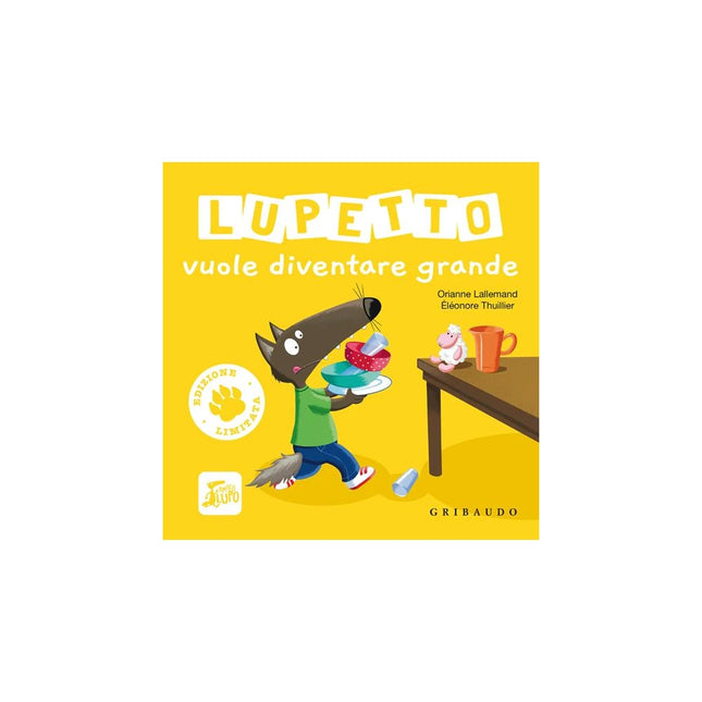 Copertina libro LUPETTO VUOLE DIVENTARE GRANDE. AMICO LU