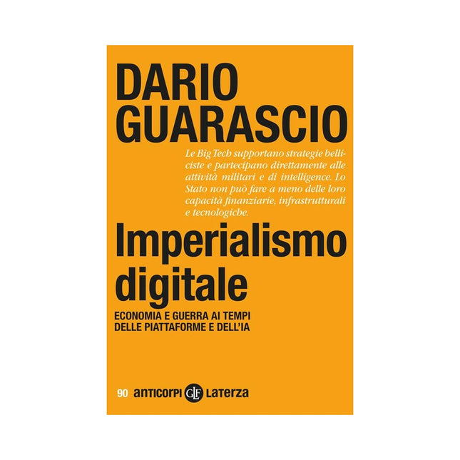 Copertina libro IMPERIALISMO DIGITALE. ECONOMIA E GUERRA